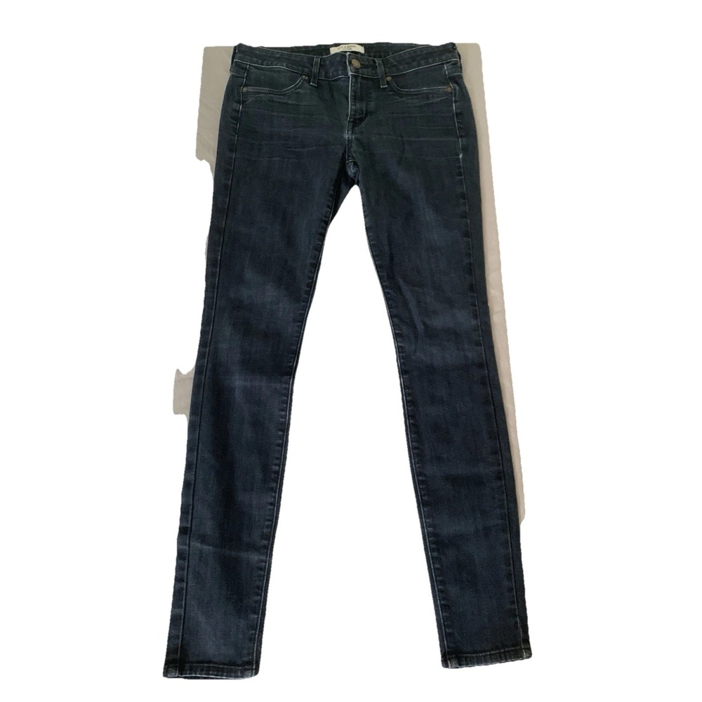 Rich & Skinny Womens Dark Wash Skinny Denim Jeans Size 27 Made in USA Indigo